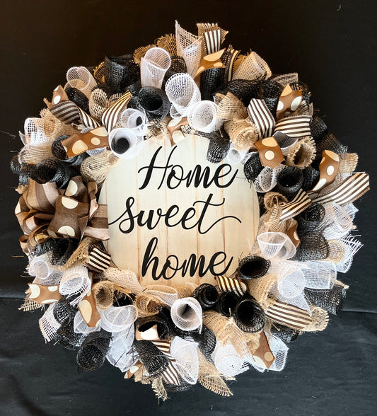 Home Sweet Home Wreath