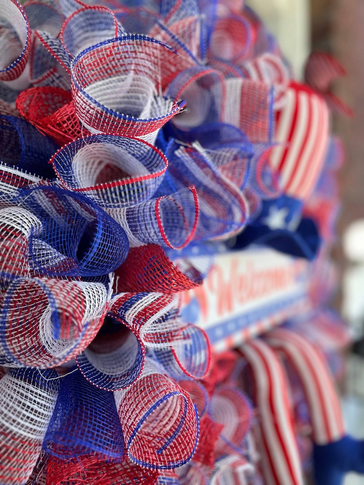 Patriotic wreath