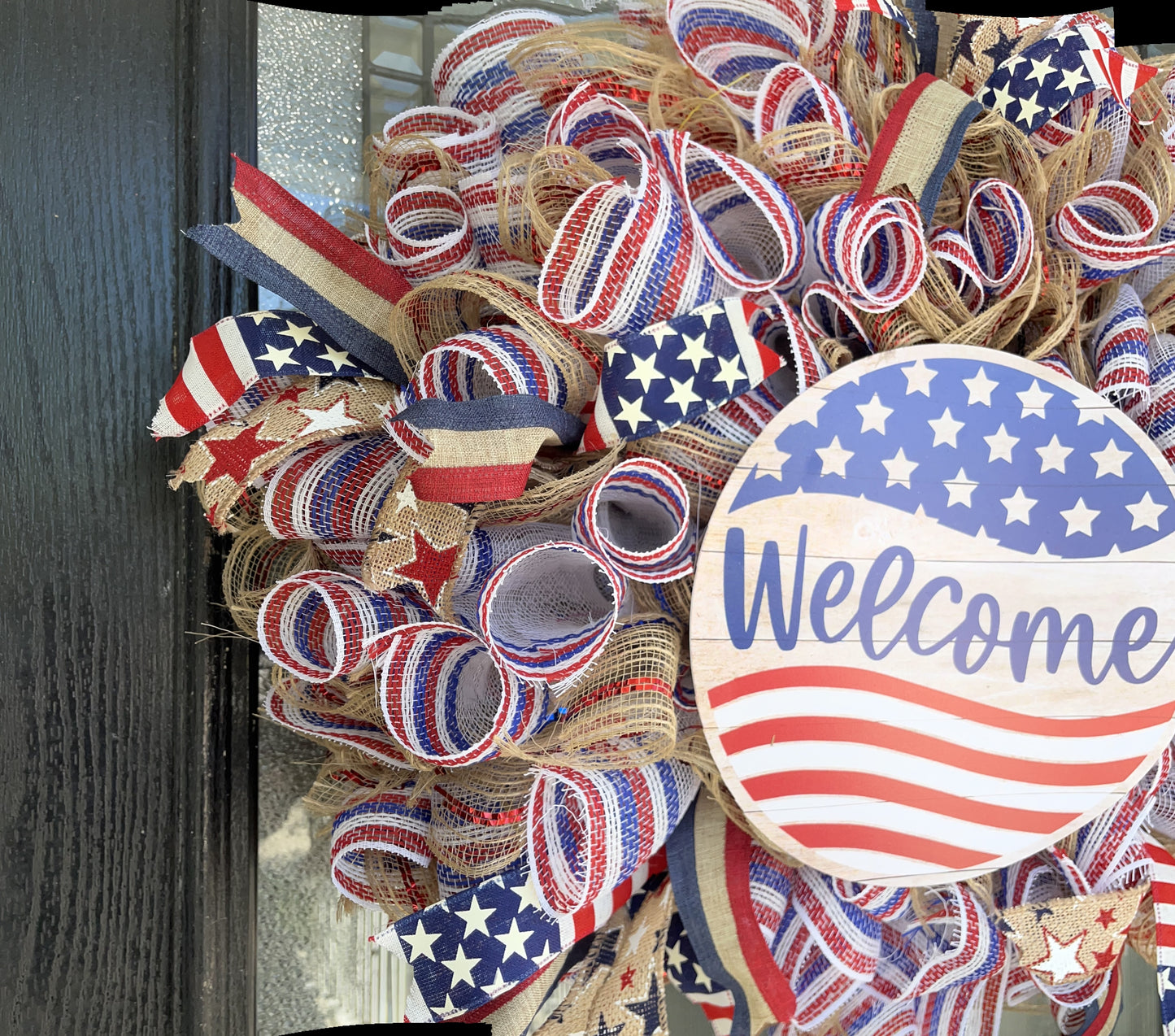 Fourth of July wreath