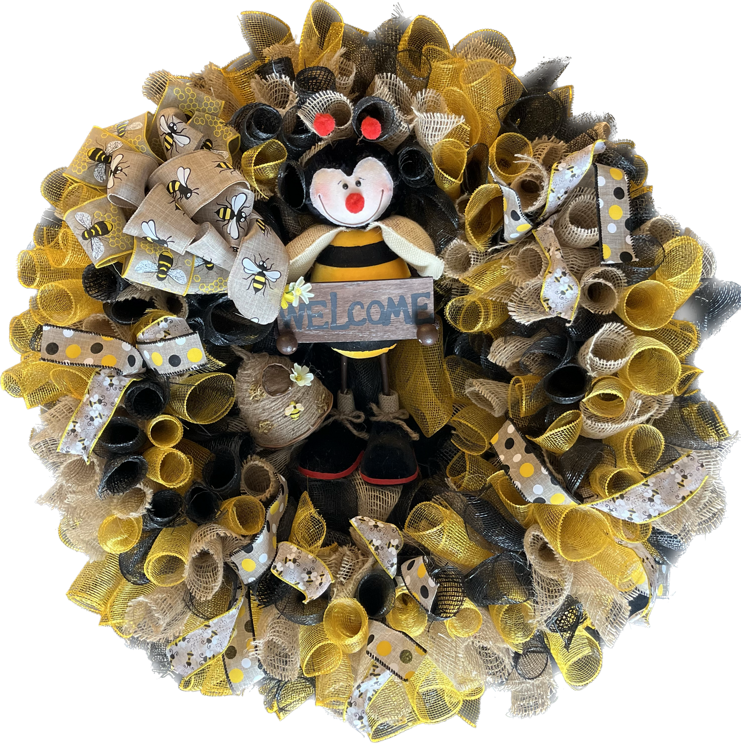 Bee Welcome wreath