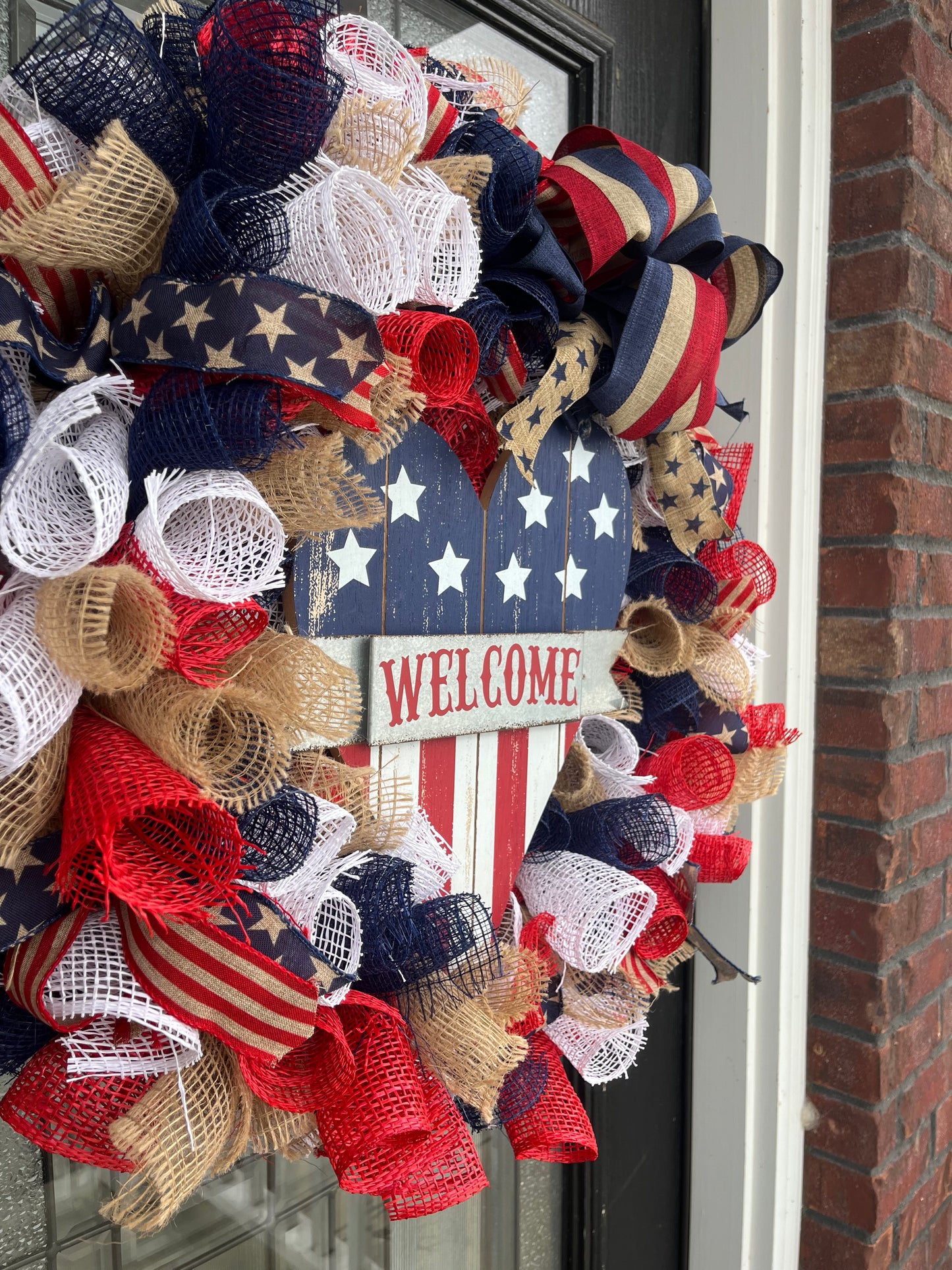 God Bless the USA Wreath