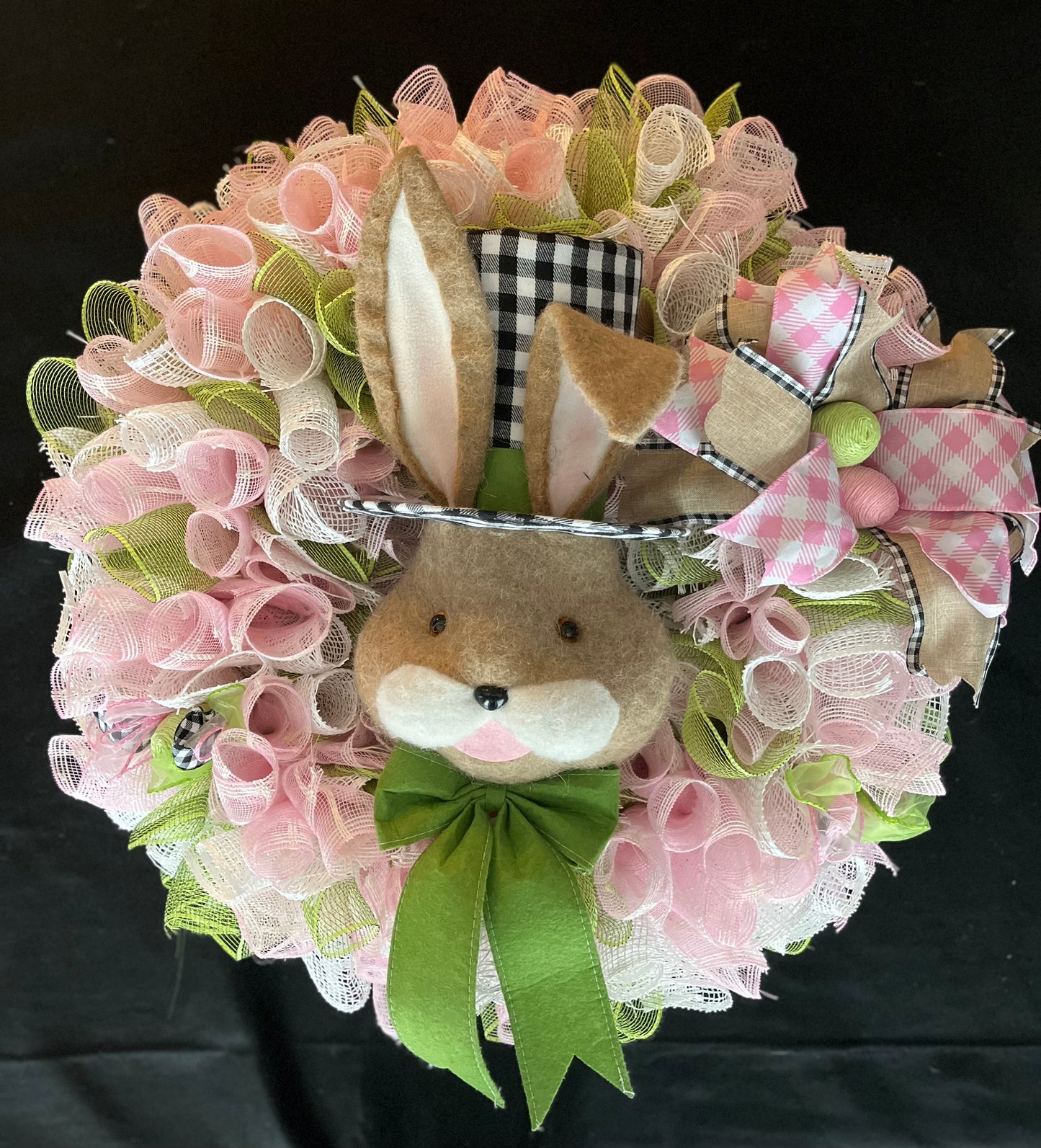 Bunny Head Wreath/Easter Wreath