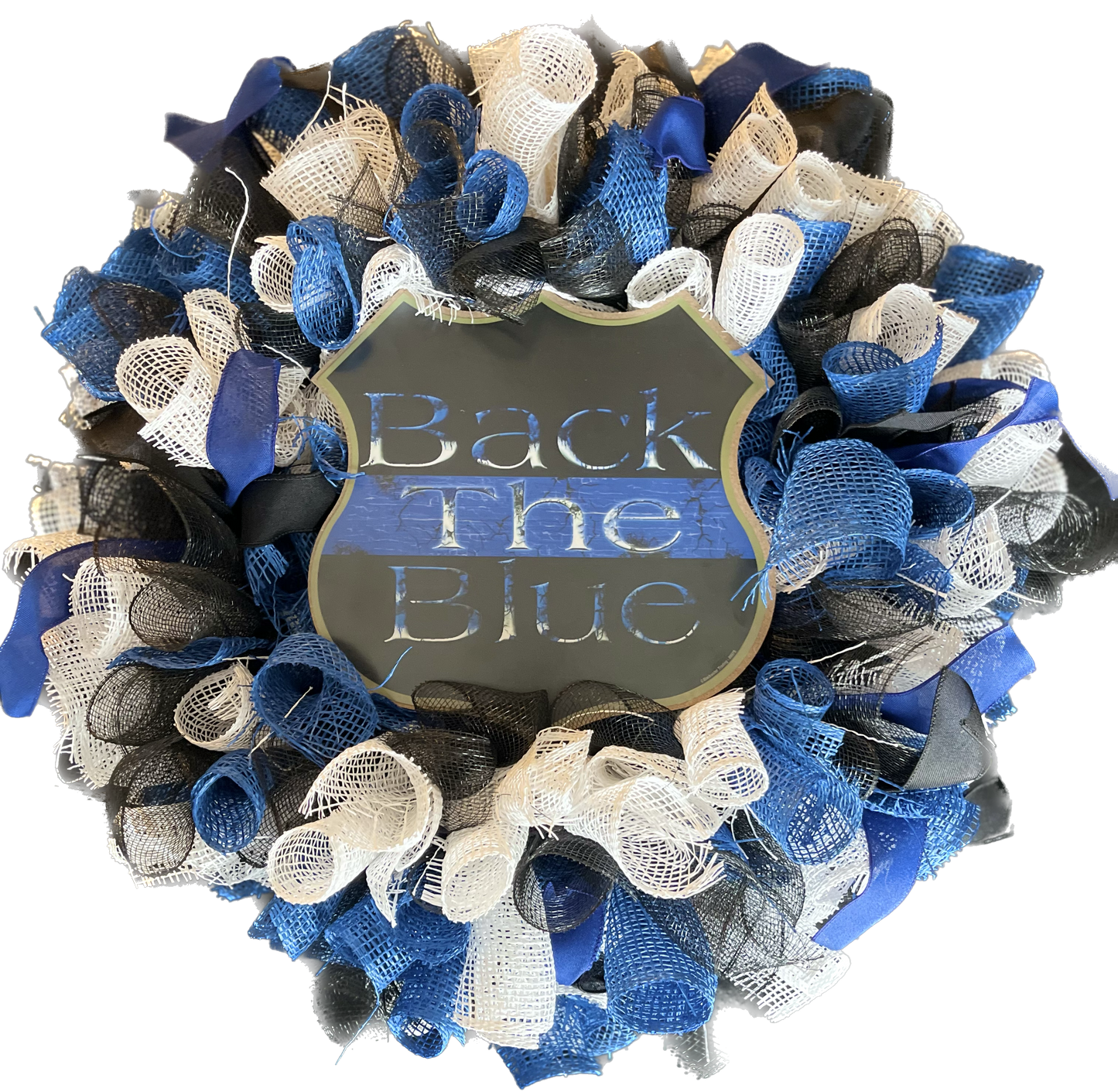 Back the Blue Wreath