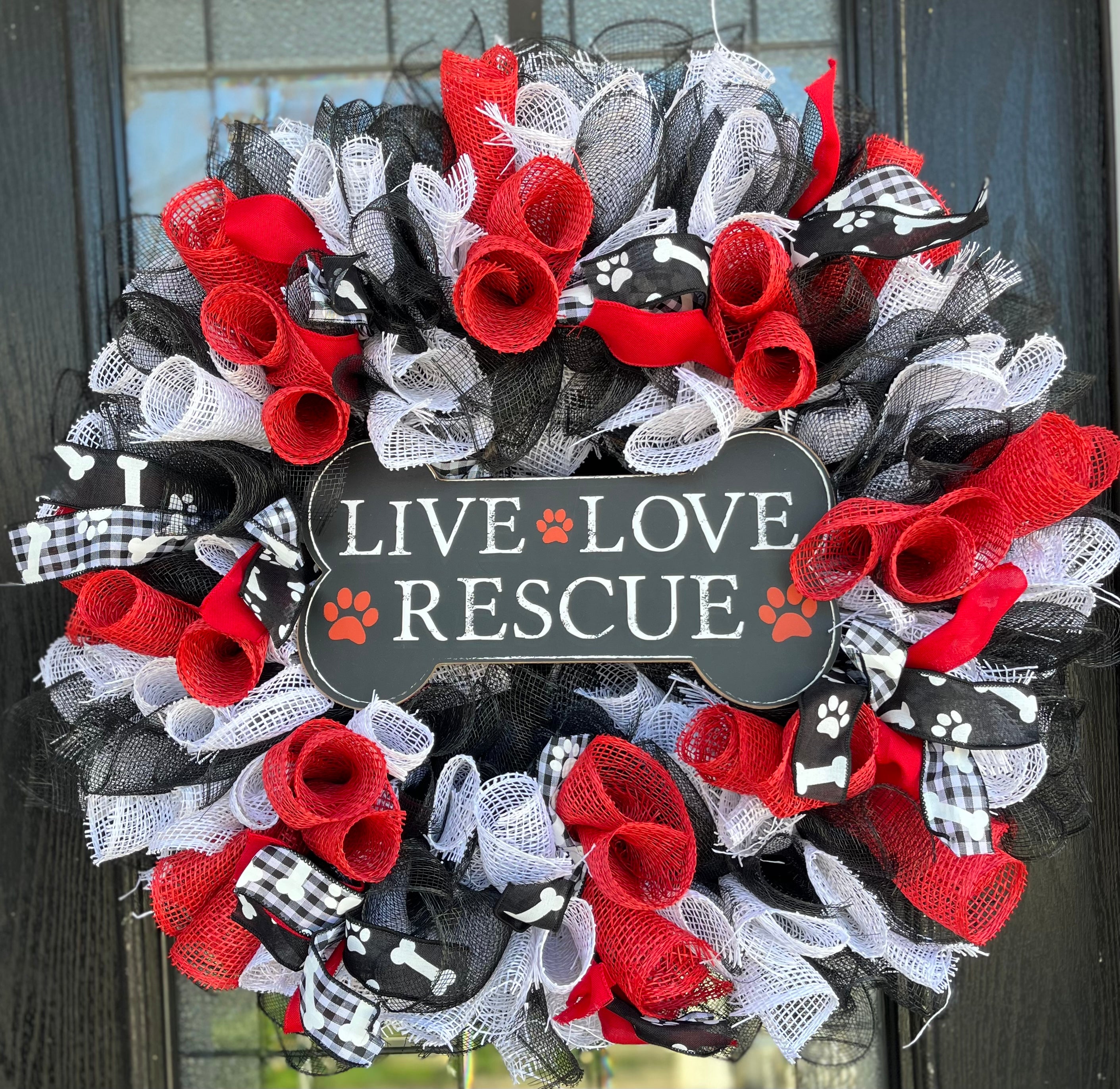 Dog Wreath, XL Dog Door Swag, Dog Mesh Wreath, Pet Wreath, Everyday Wreath, Patriotic Dog selling Wreath, Animal Lover Wreath, Dog Home Decor