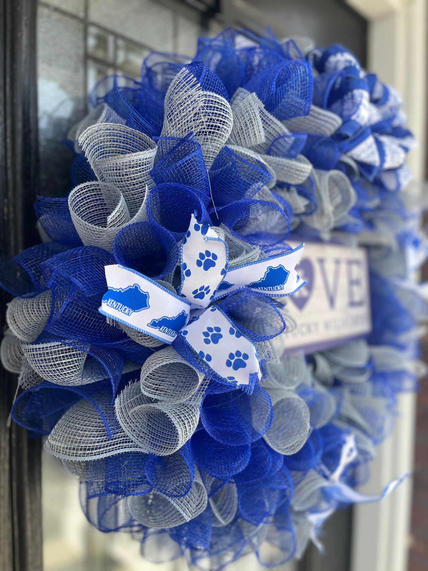 Love Kentucky Wildcats Wreath