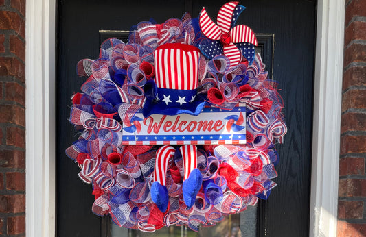 Uncle Sam Wreath